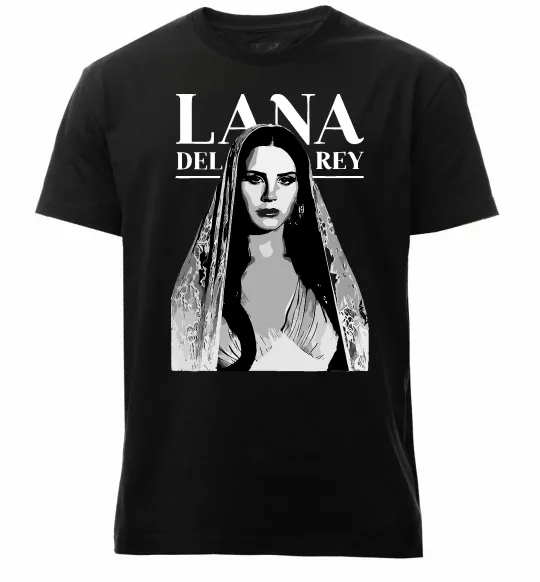 Мужская премиум футболка Lana Del Rey Черный фото