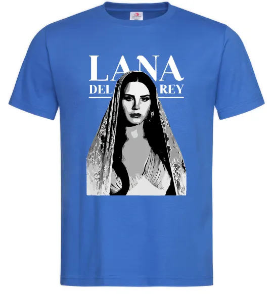 Чоловіча футболка Lana Del Rey Яскраво-синій фото