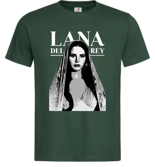 Чоловіча футболка Lana Del Rey Темно-зелений фото