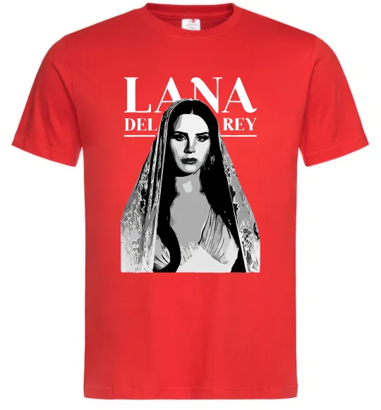 Чоловіча футболка Lana Del Rey Червоний фото