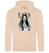 Мужская толстовка (худи) Lana Del Rey Песочный фото
