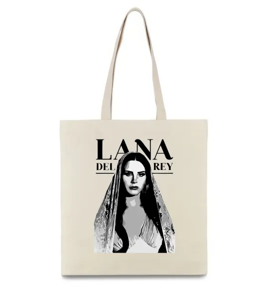 Эко-сумка Lana Del Rey Бежевый фото