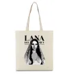 Эко-сумка Lana Del Rey Бежевый фото