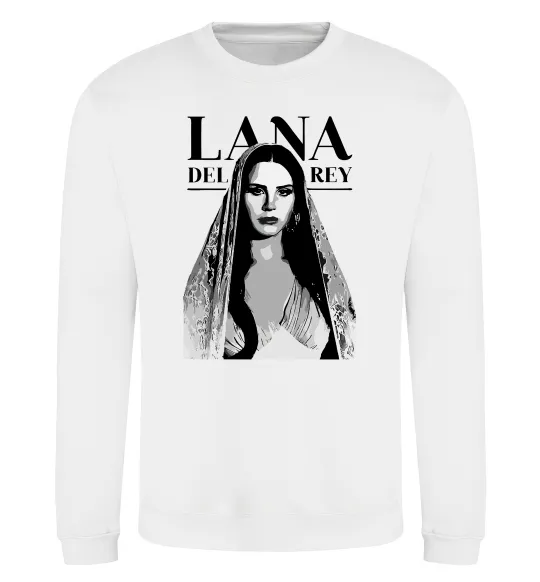 Свитшот Lana Del Rey Белый фото