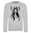 Свитшот Lana Del Rey Серый меланж фото