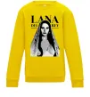 Детский Свитшот Lana Del Rey Солнечно желтый фото