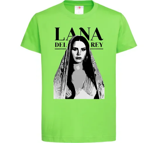 Дитяча футболка Lana Del Rey Лаймовий фото