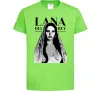 Дитяча футболка Lana Del Rey Лаймовий фото