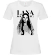 Жіноча футболка Lana Del Rey Білий Жіноча футболка Lana Del Rey Білий фото
