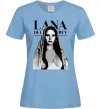 Жіноча футболка Lana Del Rey Блакитний Жіноча футболка Lana Del Rey Блакитний фото