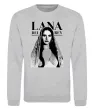 Свитшот Lana Del Rey Серый меланж фото