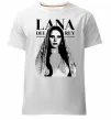 Мужская премиум футболка Lana Del Rey Белый фото