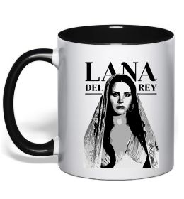 Чашка с цветной ручкой Lana Del Rey