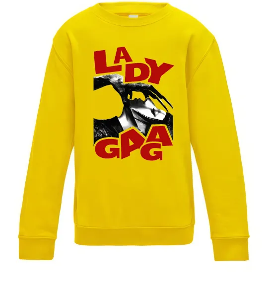 Дитячий світшот Lady Gaga Сонячно жовтий фото