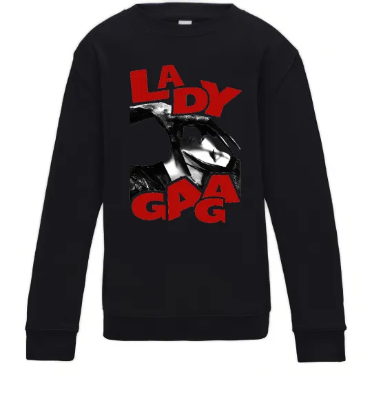 Дитячий світшот Lady Gaga Чорний фото