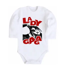 Детский боди Lady Gaga Белый фото