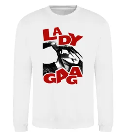 Свитшот Lady Gaga Белый фото
