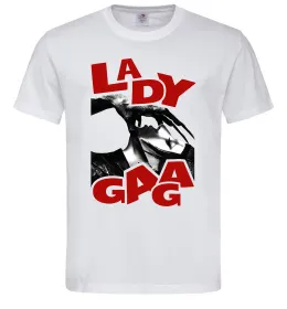 Мужская футболка Lady Gaga Fame monster Белый фото
