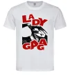 Чоловіча футболка Lady Gaga Білий фото