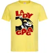 Чоловіча футболка Lady Gaga Лимонний фото