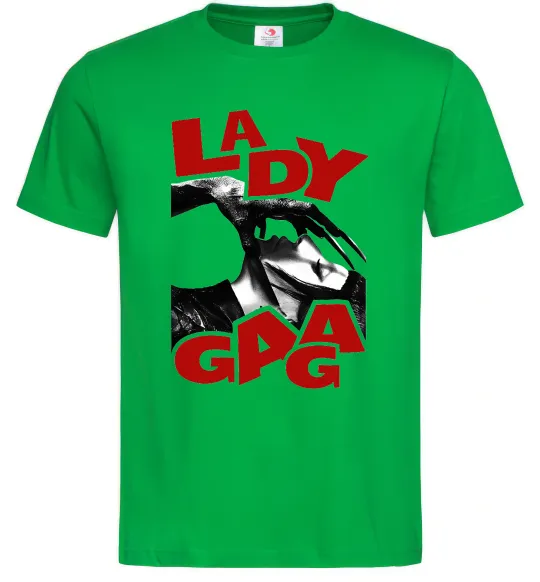 Чоловіча футболка Lady Gaga Зелений фото