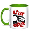 Чашка с цветной ручкой Lady Gaga Лаймовый Чашка с цветной ручкой Lady Gaga Лаймовый фото