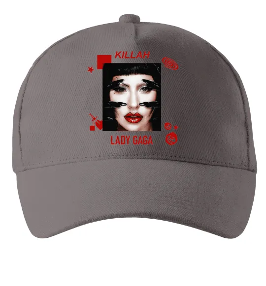 Кепка Lady Gaga Killah Серый фото