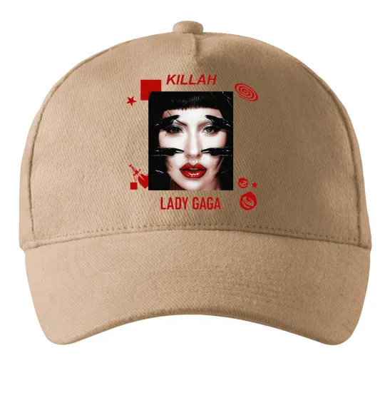 Кепка Lady Gaga Killah Песочный фото