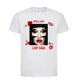 Детская футболка Lady Gaga Killah Белый фото