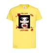 Детская футболка Lady Gaga Killah Лимонный фото
