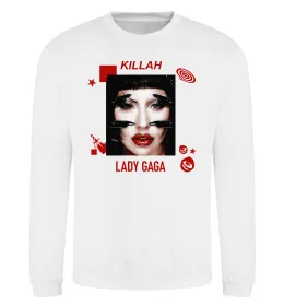 Свитшот Lady Gaga Killah Белый фото
