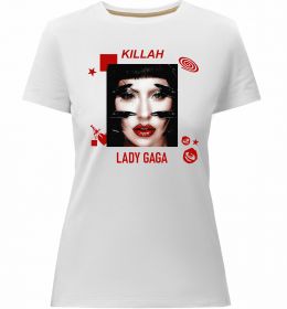 Жіноча преміум футболка Lady Gaga Killah Жіноча преміум футболка Lady Gaga Killah