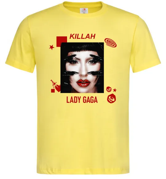 Чоловіча футболка Lady Gaga Killah Лимонний фото