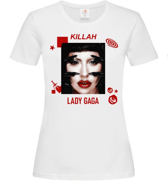 Lady Gaga KILLAH LACED（スカルデザイン）Tシャツ XL p15082l21515w950x0y472t2c1fron
