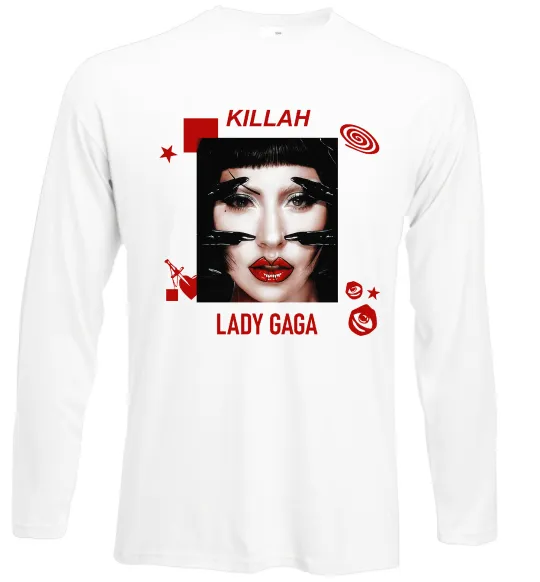 Лонгслив Lady Gaga Killah Белый фото