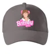 Кепка It`s Britney bitch Серый фото