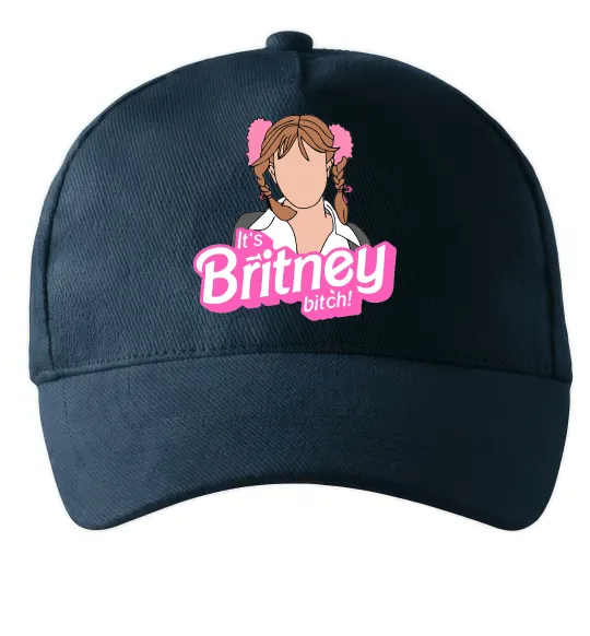 Кепка It`s Britney bitch Темно-синий фото