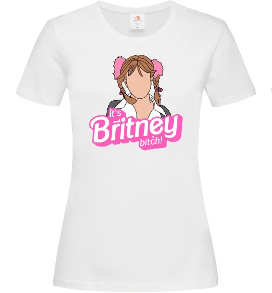 Жіноча футболка It`s Britney bitch Білий фото