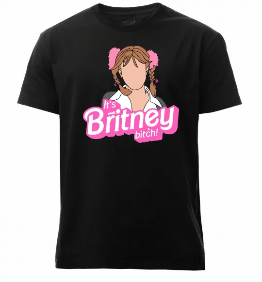 Чоловіча преміум футболка It`s Britney bitch Чорний фото