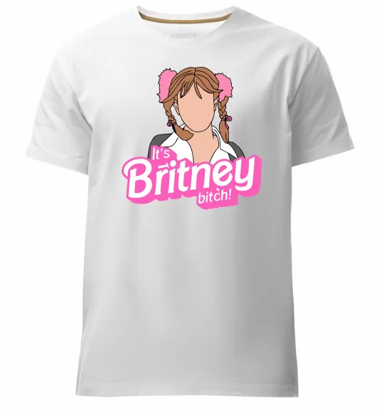 Чоловіча преміум футболка It`s Britney bitch Білий фото