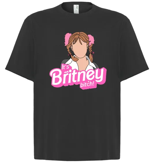 Футболка Оверсайз It`s Britney bitch Чорний фото