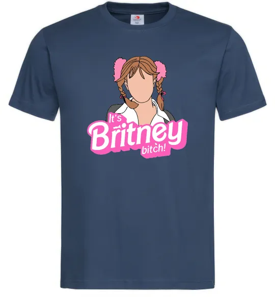 Чоловіча футболка It`s Britney bitch Темно-синій фото