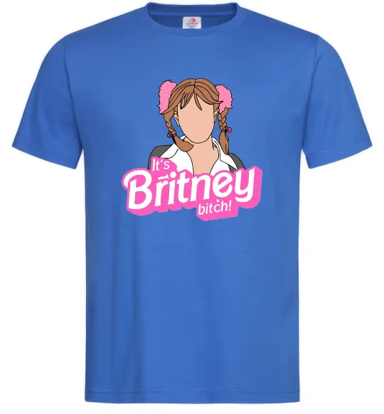 Чоловіча футболка It`s Britney bitch Яскраво-синій фото