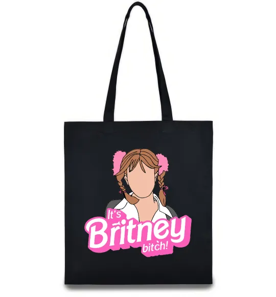 Эко-сумка It`s Britney bitch Черный фото