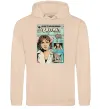 Мужская толстовка (худи) Britney comics Песочный фото