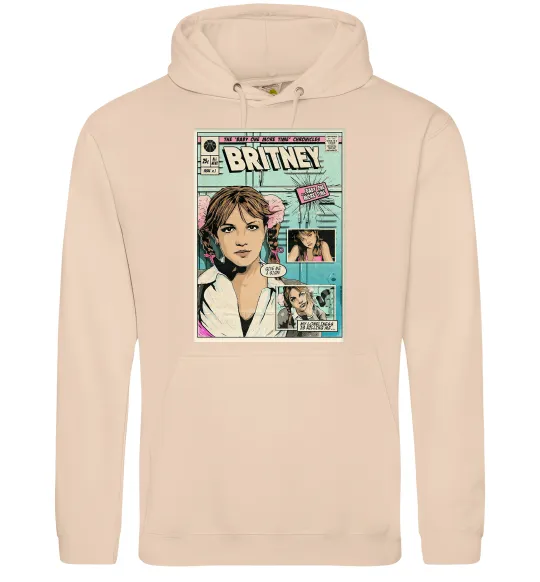 Женская толстовка (худи) Britney comics Песочный фото