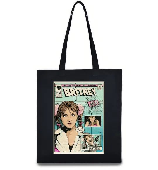 Эко-сумка Britney comics Черный фото