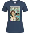 Женская футболка Britney comics Темно-синий фото
