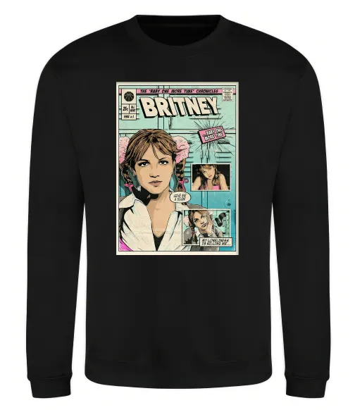 Свитшот Britney comics Черный фото