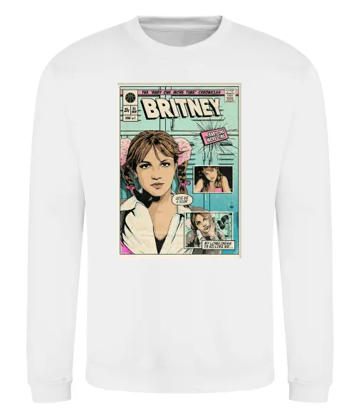 Свитшот Britney comics Белый фото